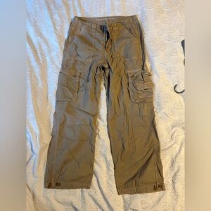 American Eagle Outfitters brown Wide Leg Cargo Pants baggy